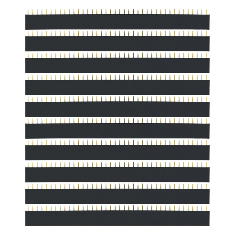 10 шт. 40 контактный Однорядный прямой гнездовой разъем штыревой полоса высокого