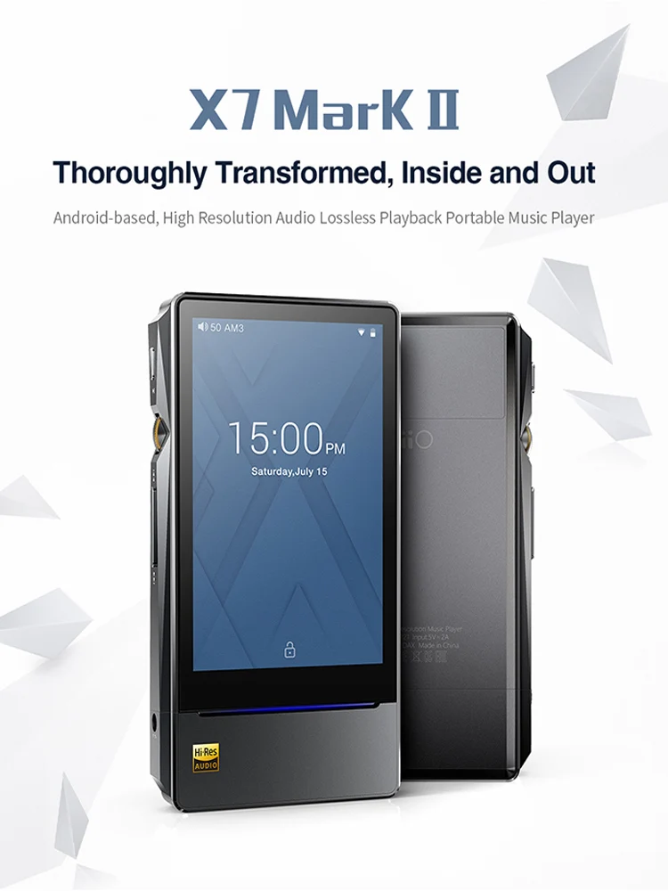 Музыкальный плеер FiiO X7 II на базе Android с балансом am3a аудио портативный музыкальный