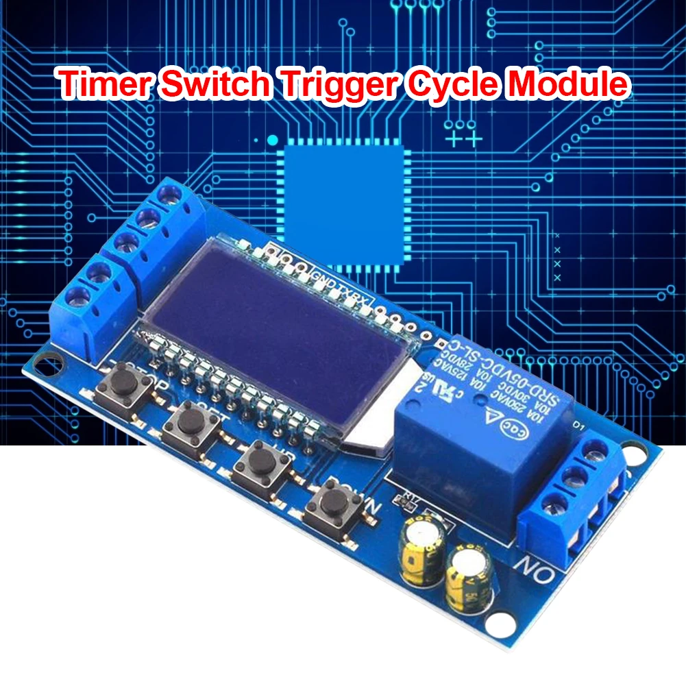 Светодиодное реле задержки времени 5-36 В постоянного тока | Электроника