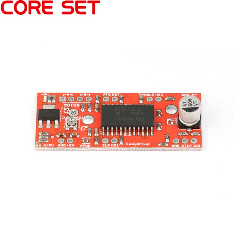 1 шт. A3967 EasyDriver Shield тактовый шаговый двигатель Модуль платы разработки драйвера |