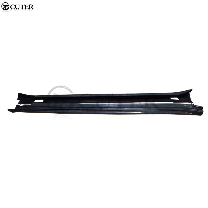 Новейшая 971 углеродная волоконная боковая юбка фартук для Porsche Panamera комплект