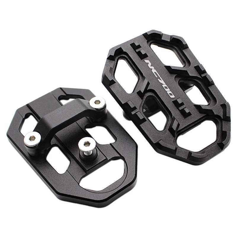

Aluminum Motorcycle Foot Pegs FootRests Footpegs Black Silver for HONDA NC700 NC 700 NC750 NC 750 NC750X NC750 X NC750S NC750 S