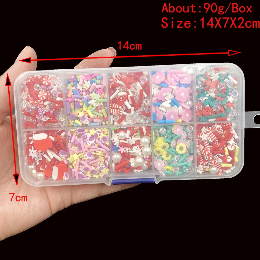 1 коробка Красочная рождественская серия для Хэллоуина полимерная Горячая глина