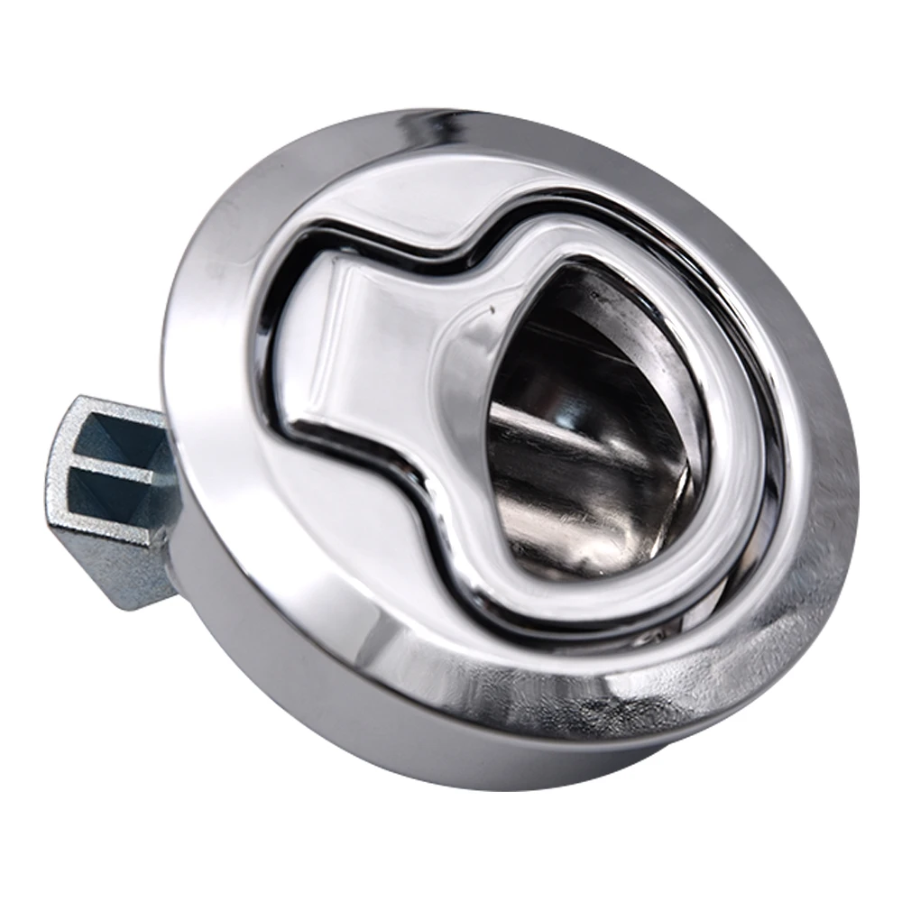 Non-locking Boat Hatch Latch Pull Stainless Steel Flush marine Latche Round Fit For RV Yacht Camper Deck Door Cabinet |