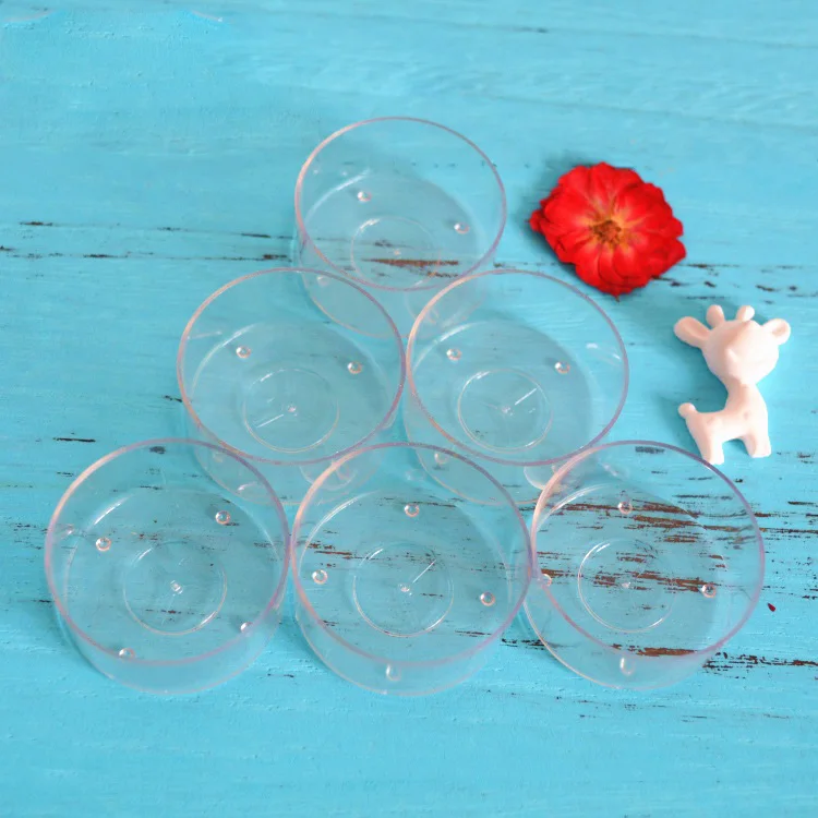 DIY Свечи акриловой пустые чашки домашние ароматические свечи прозрачный мини