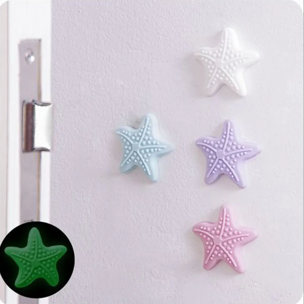 

New Shape Door Lock Protective Pad Luminous Door Handle Bumper Guard Shockproof Pad