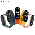 Смарт-часы LYKRY M6 унисекс, с термометром, пульсометром, для занятий спортом, для часов Xiaomi и Android
