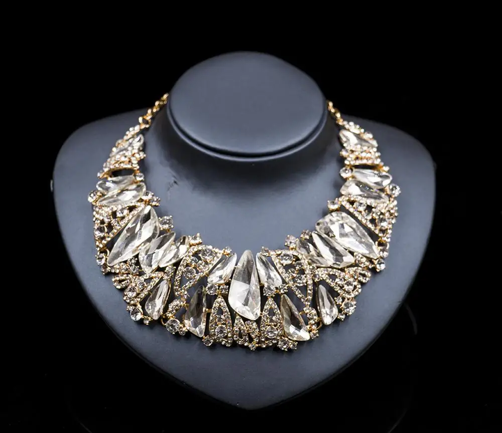 Комплект ювелирных изделий CACARE ожерелье серьги наборы недорогие женские