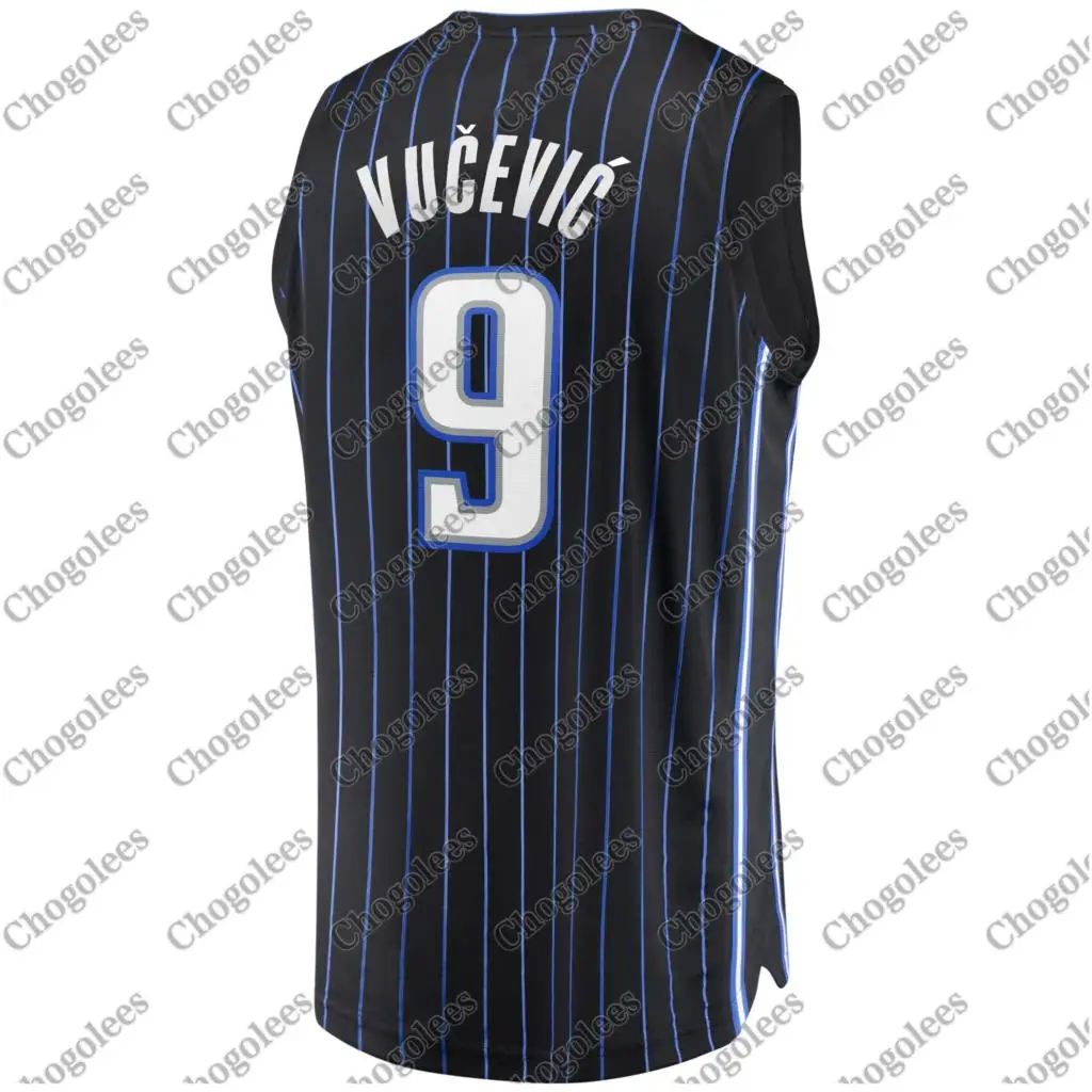 

Men Basketball Jersey Nikola Vucevic Orlando Branded Fast Break Player Jersey Black Icon Edition
