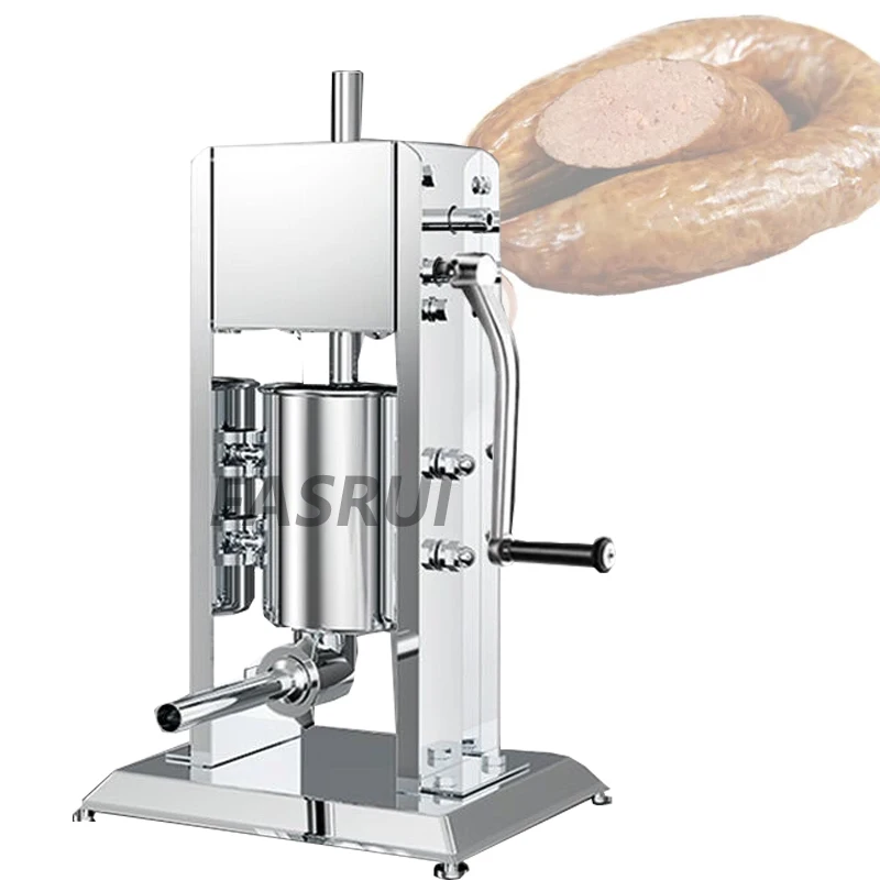 

Manual Sausage Stuffer Filler Maker Stainless Steel Meat Grinder Blender Food Processor Sausages Filling Machine