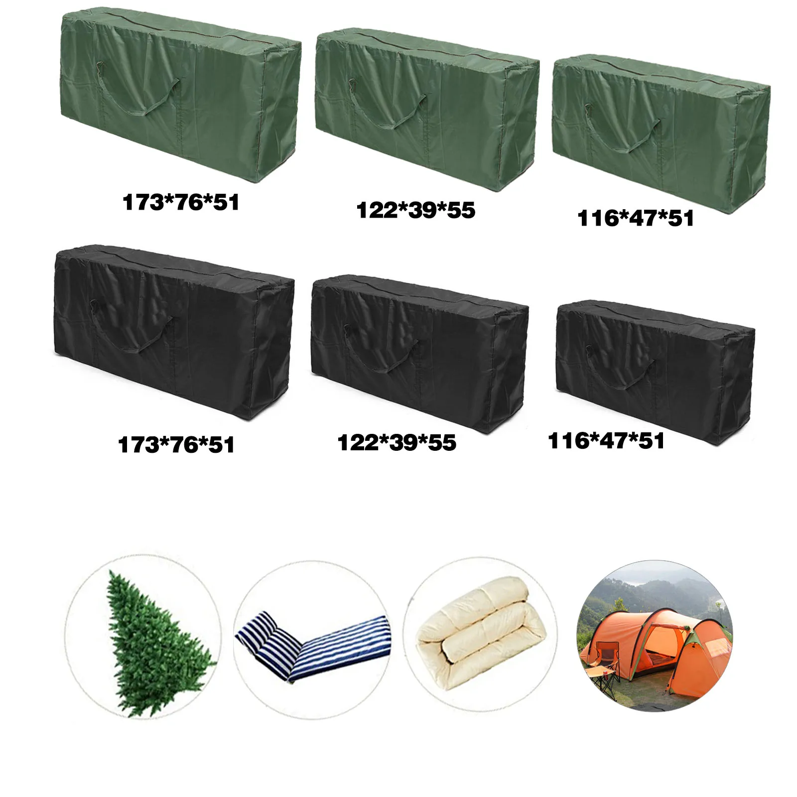 Woodside Heavy Duty открытый садовая мебель подушки сумка для хранения чехол мульти