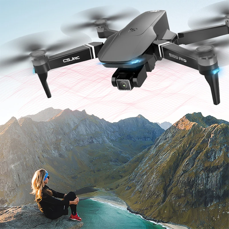 s189 pro drone 4k hd камера gps 5g wi fi квадрокоптер с