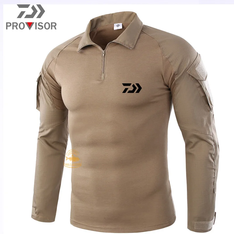 

2020 Daiwa Autumn Fishing Quick Dry Clothes Men's Outdoor Cotton Sportswear Winter Camouflage Breathable Cycling Jersey