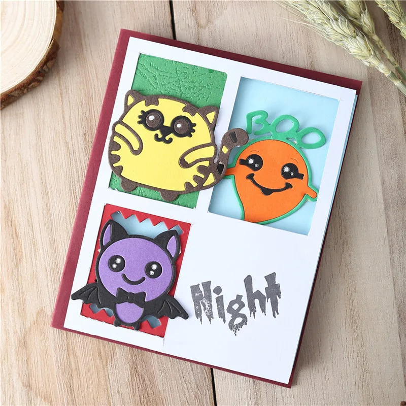 Штампы DiyArts для Хэллоуина металлические штампы в виде животных новинка 2019