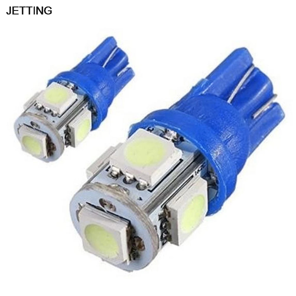 

2Pcs DC 12V Blue 5 LED Car License Plate Light Lamp Bulbs Number Plate Light For Motorcycle Boats