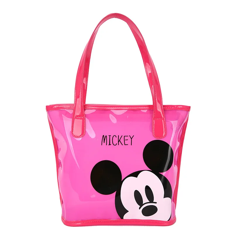 

Disney New Transparent Bag Girl 2021 Cartoon Print Handbag Fresh Cute One-shoulder Stiletto Bag Purse Organizer Crossbody Bags