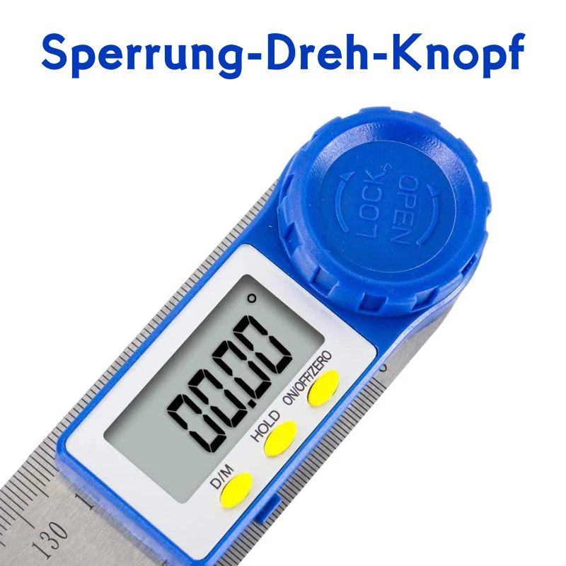 

Stainless Steel Two-in-one Electronic Digital Display Angle Ruler Digital Angle Finder Protractor For DIY Woodworking Machinery