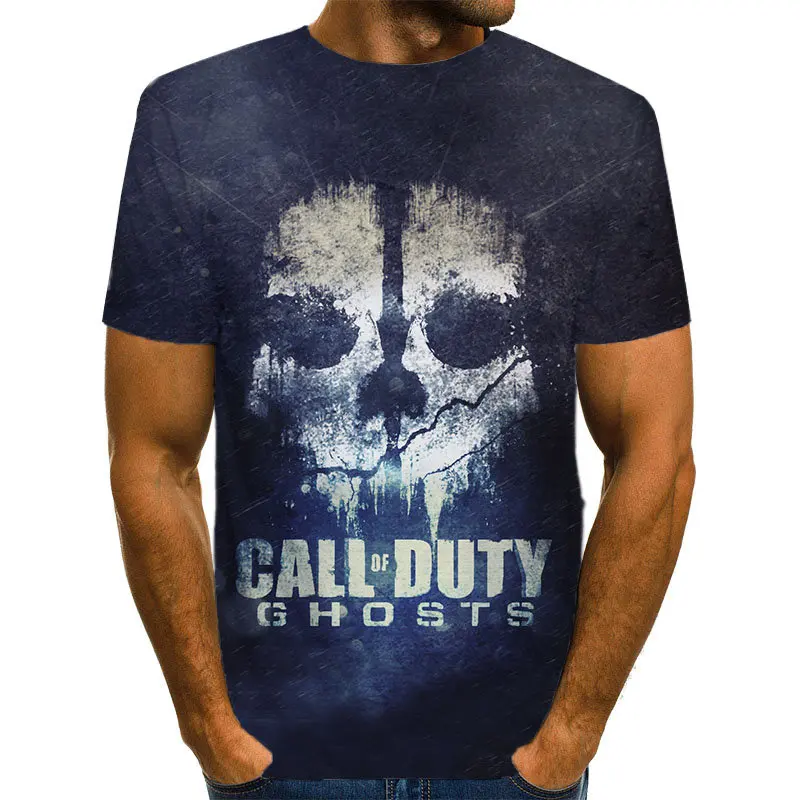 2019 футболка в стиле Харадзюку с надписью Call of Duty уличная хип-хоп забавная