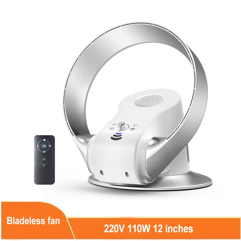 

2021 Super Quiet Bladeless Fan With Remote Controlled Powerful Soft Wind Wall Fan For Home Desktop Tower Fan 180 Deg Swinging