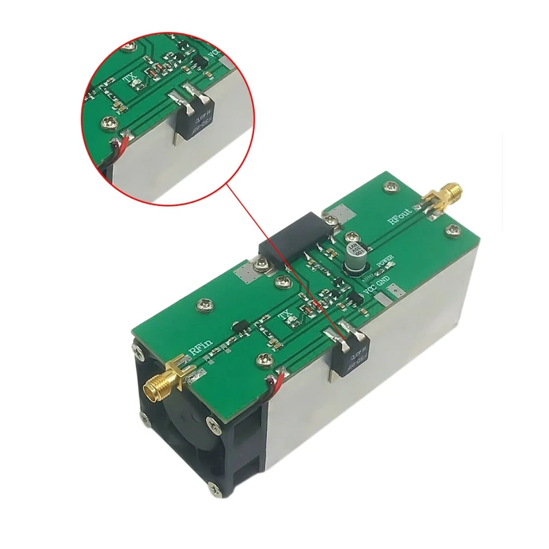 

13W 335-480MHz RF Power Amplifier Radio Frequency Power Amplifier with Heatsink