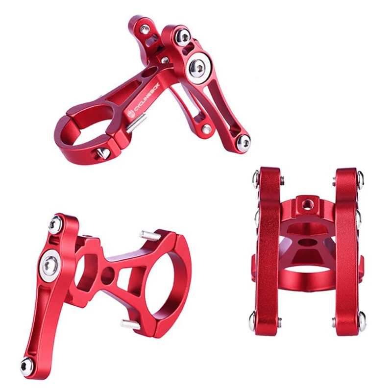 

Bicycle Double Bottle Cage Conversion Seat Adapter Adjustable Bike Handlebar Kettle Holder Seat Post Mount Converter