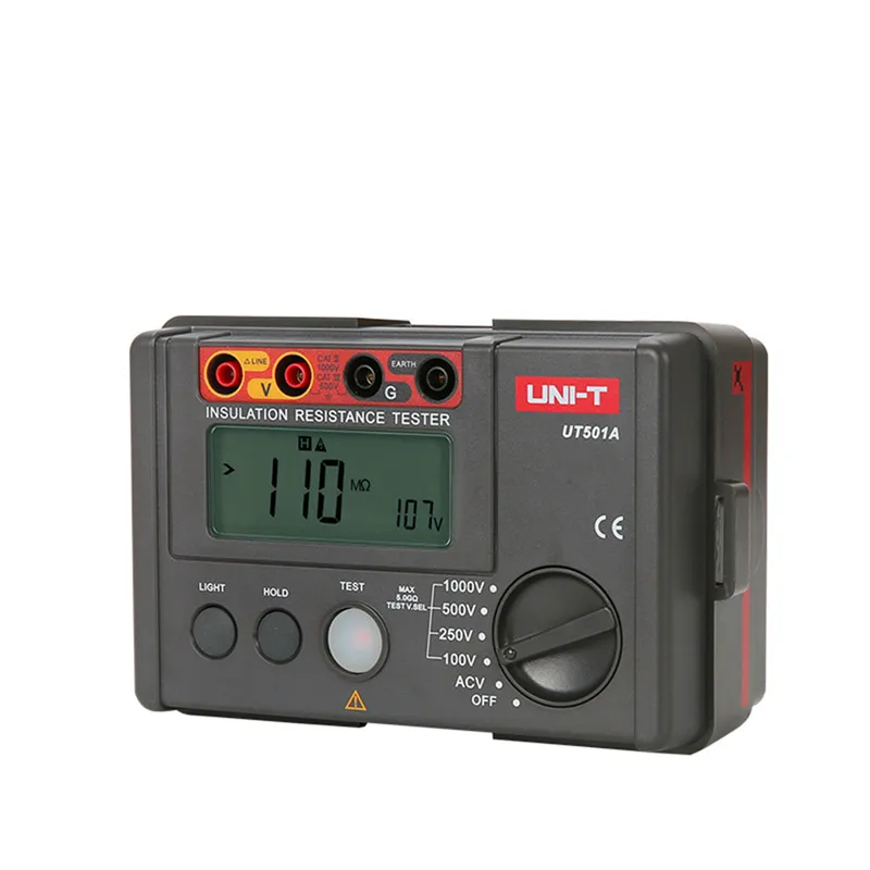 New UNI-T Resistance meter UT501A Insulation earth ground resistance 1000V Voltmeter w/LCD Backlight tester | Инструменты