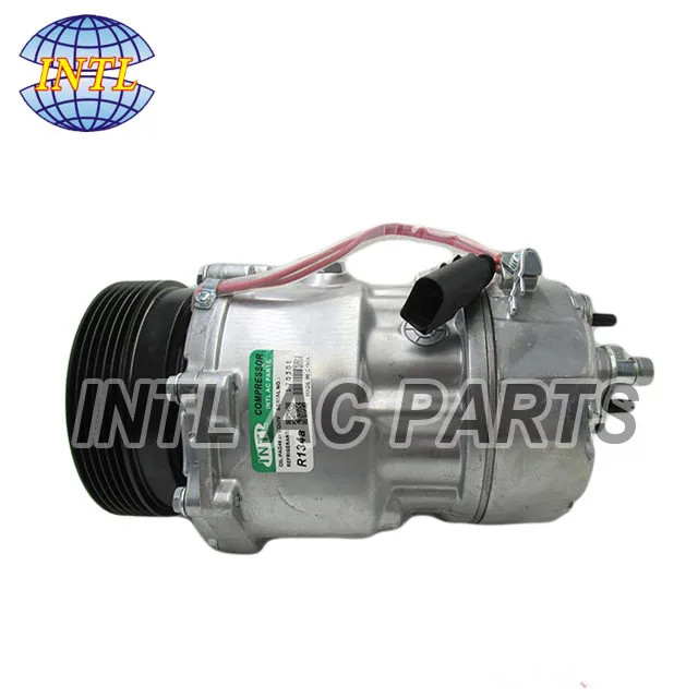 Компрессор переменного тока 1J0820803F 1J0820803K CO 1233DC 4256 1080 1215 1233 SANDEN 7V16 SD7V16 для Audi