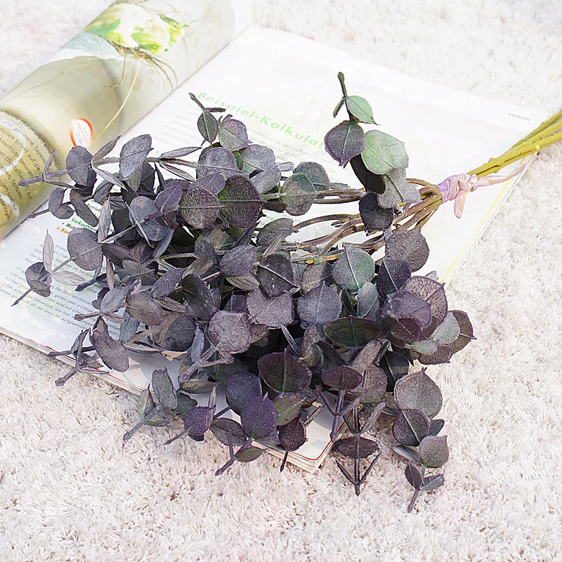 5 шт./комплект искусственные растения эвкалипта для украшения