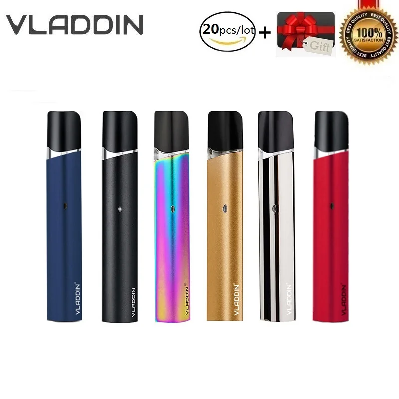 20 шт./лот VLADDIN RE полный комплект Pod Systme Vape ручка испаритель 12 Вт мощность 1 5 мл