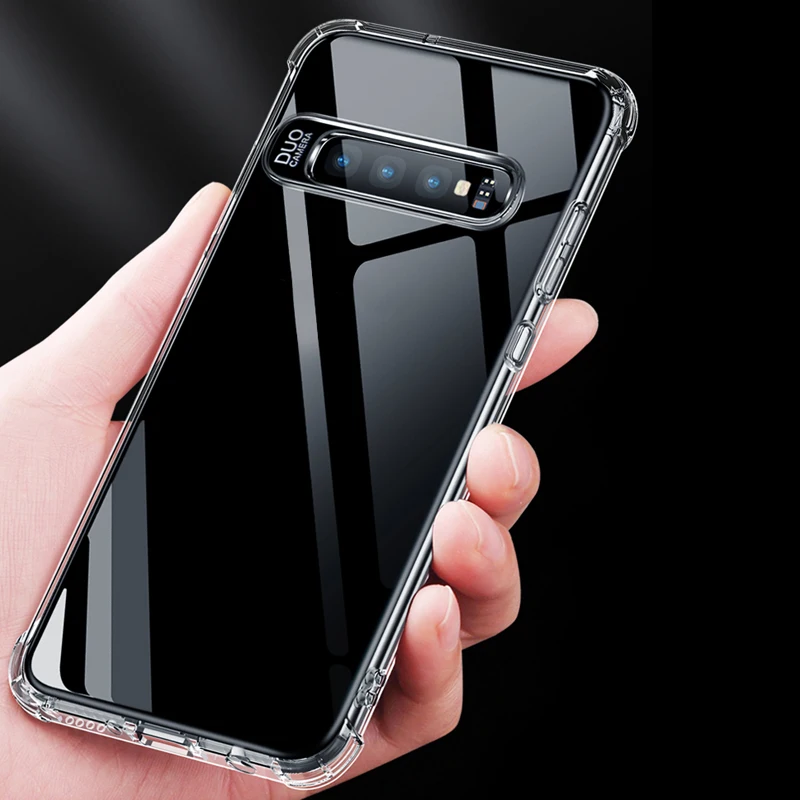 

For Samsung Galaxy Note 10 A70 A51 A21s Transparent Cover Mobile Phone Case