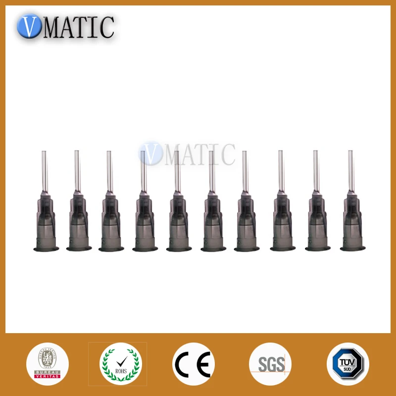 

High Quality 100Pcs/lot 15G Liquid Dispenser Dispensing Syringe Syringes Blunt Bayonet Needles Tip Grey Color 1/2 Inch Length