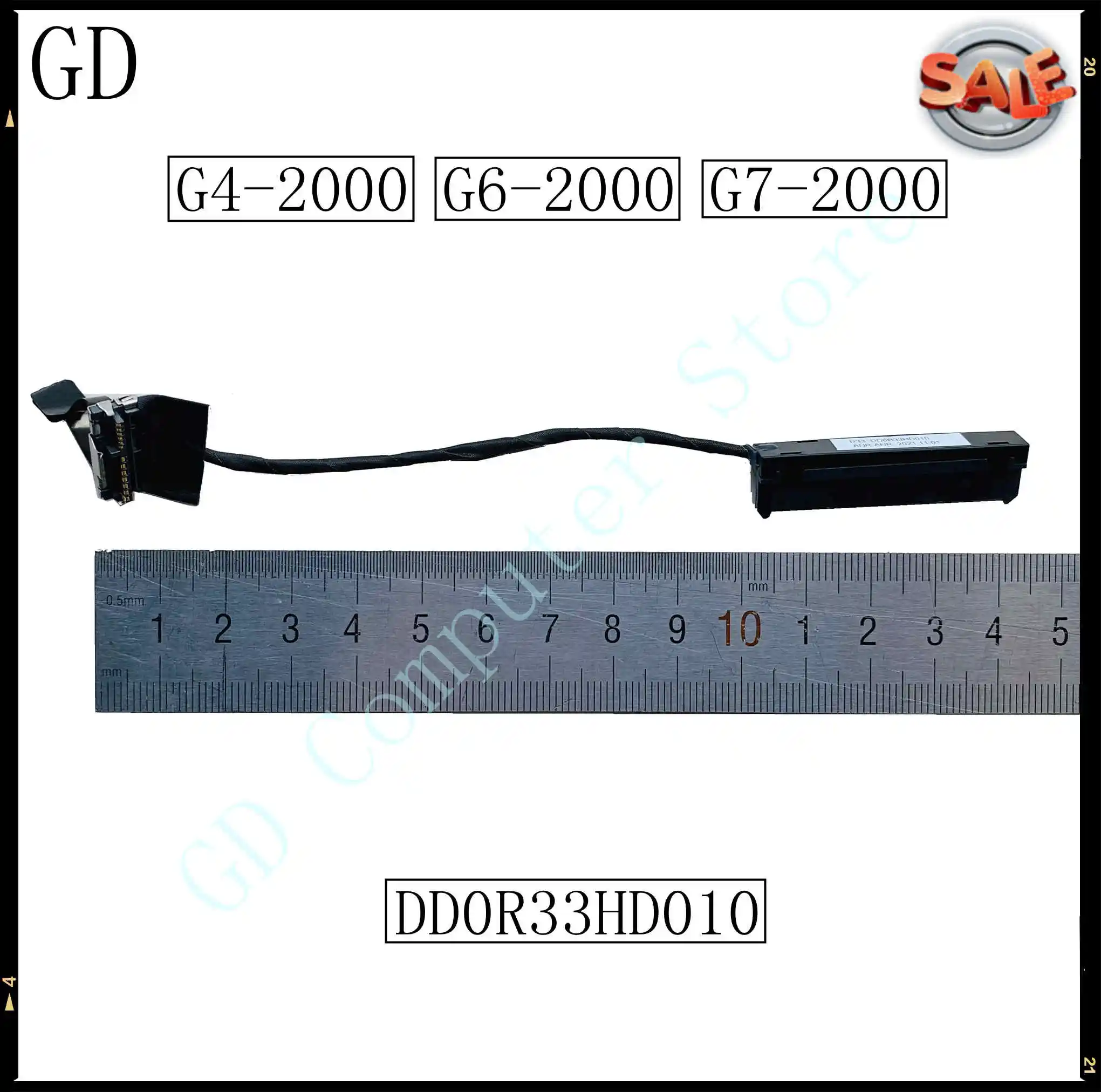GD новый для HP Pavilion G4-2000 G6-2000 G7-2000 ноутбук Sata разъем жесткого диска HDD кабель R33