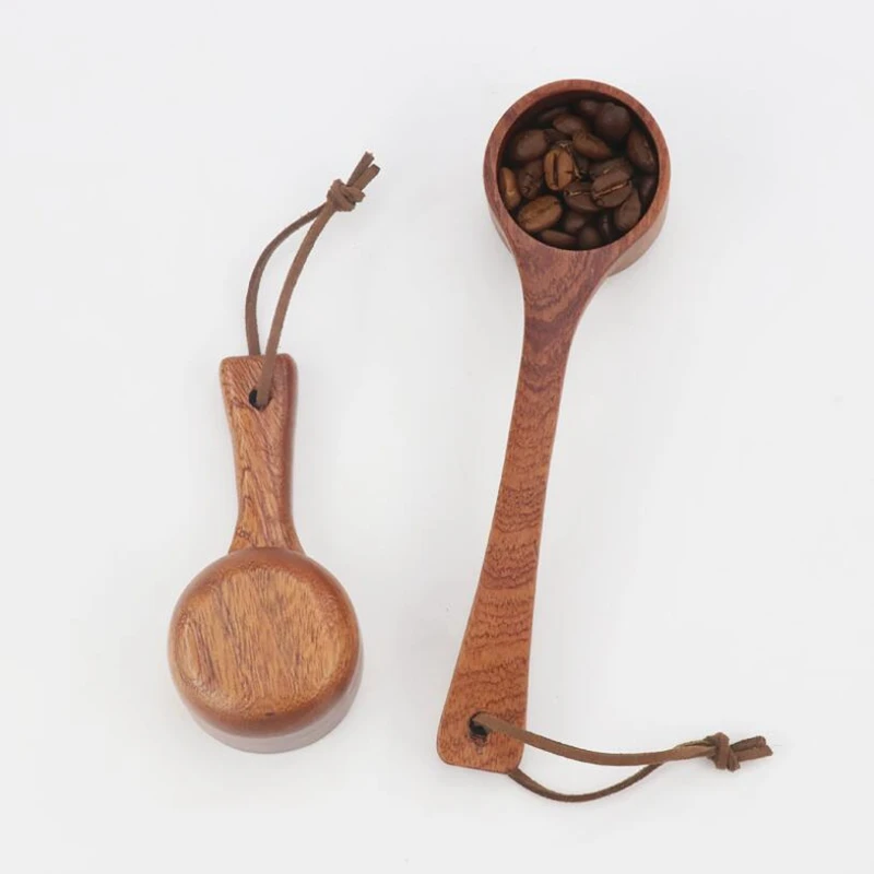 Coffee Scoop for Ground - Wooden Spoon in Ebony Beans or Tea | Дом и сад