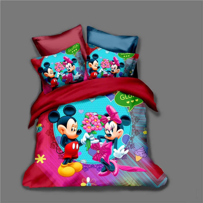 Комплект постельного белья из 3 предметов с 3D-принтом |