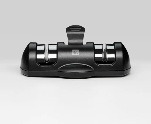 Xiaomi Mijia Huohou K-nife точилка 2 ступени двойное колесо-точилка точильный камень точилка инструмент для кухонного ножа - Цвет: white