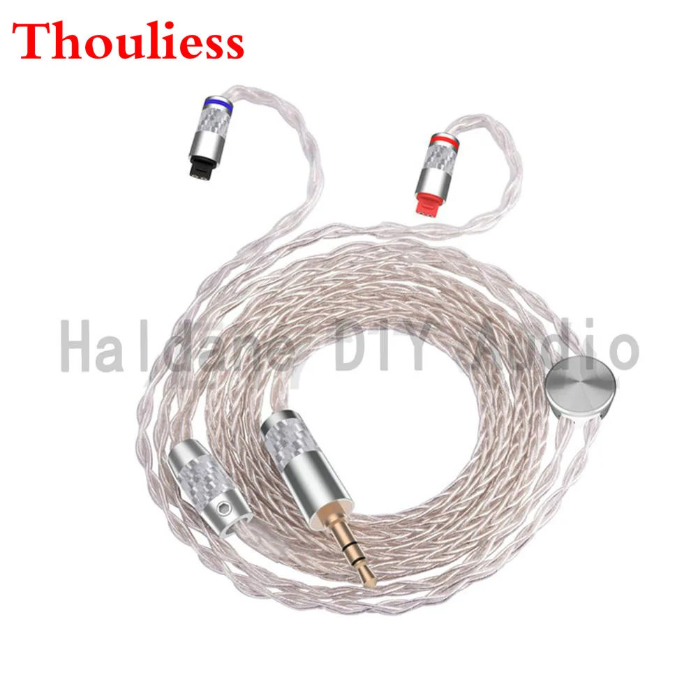 

Thouliess HIFI 3.5/2.5/4.4 Balanced 7nOCC Silver plated Headphone Upgrade Cable For im01 im02 im03 im04 im50 im70