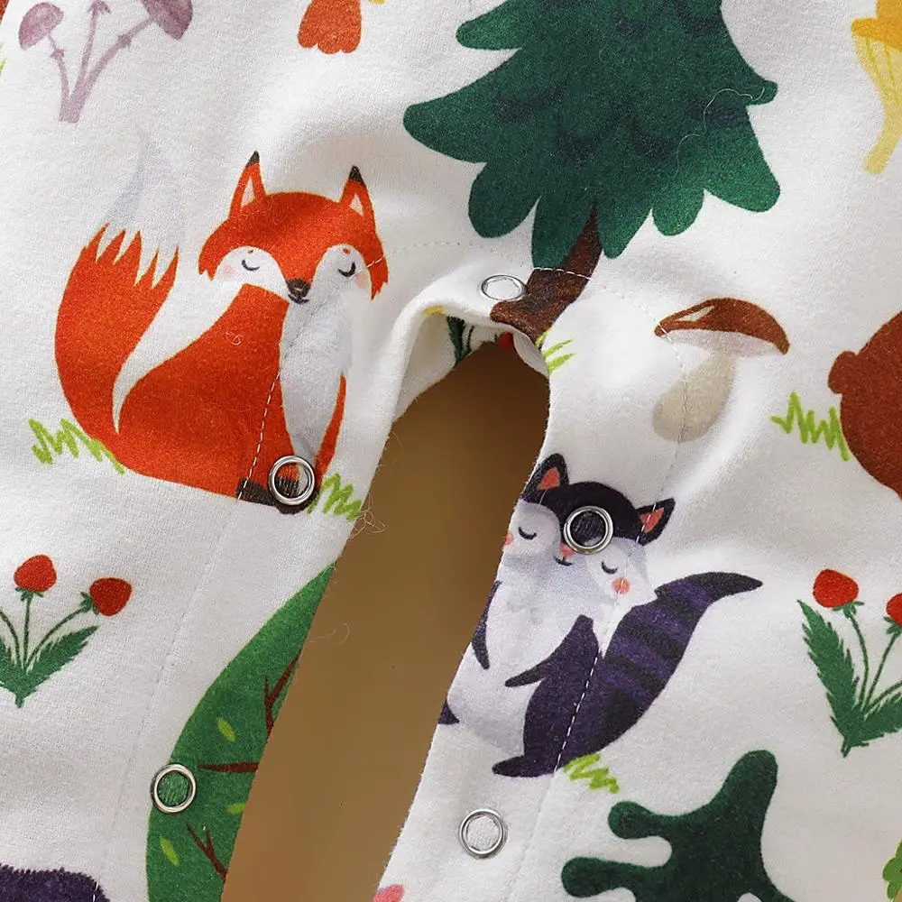 Комбинезон для маленьких девочек и мальчиков bunvel комбинезон с мультяшными