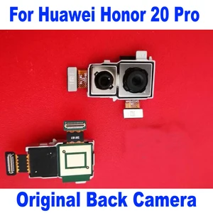 original tested working rear back camera for huawei honor 20 pro big main camera module phone flex cable replacement free global shipping