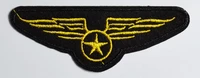 hot military crest badge air pilot wings star airforce force sew iron on patch %e2%89%88 8 6 3 cm