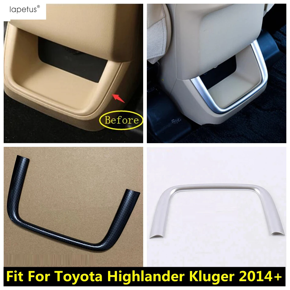 Аксессуары Lapetus подходит для Toyota high Lander Kluger 2014 2019 ABS задняя коробка хранения
