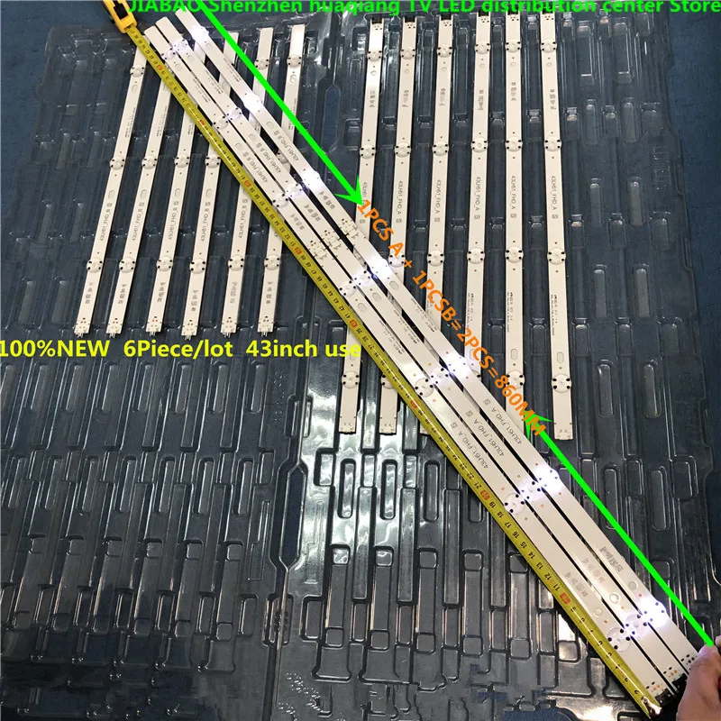 Для набора подсветки LG 43LH5100-CE 43LH570V 43 &quotLED TV 43LH51_FHD_A S 43lh51_fhd _ B 100% новая светодиодная