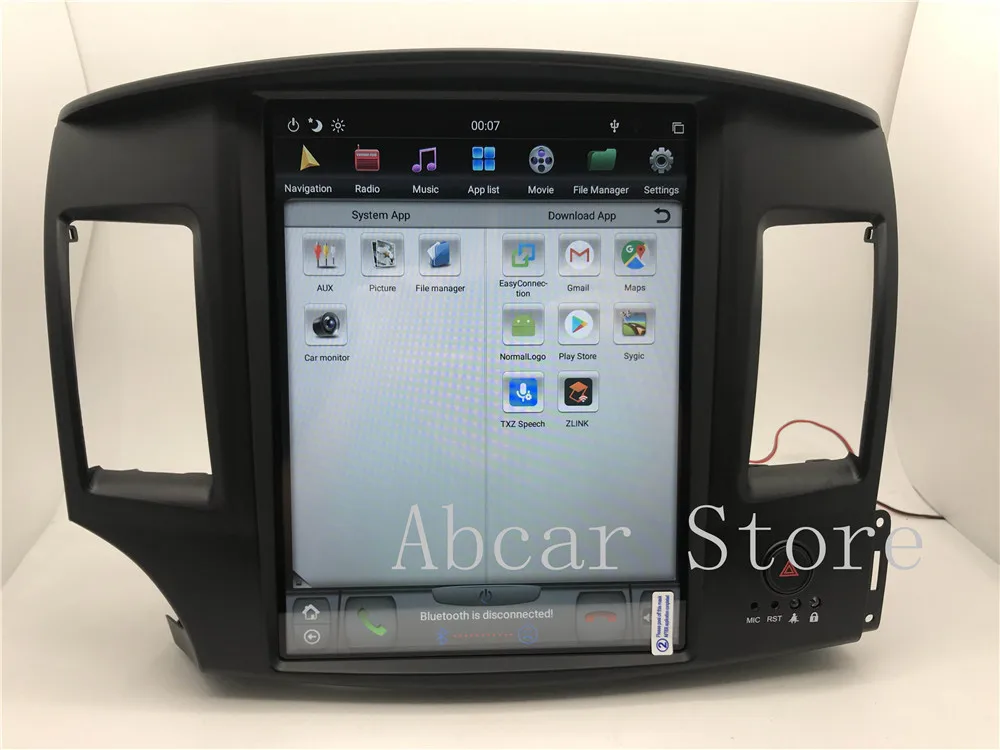 12,1 ''Tesla стиль Android 8,1 автомобильный dvd-плеер gps навигация для Mitsubishi Lancer EVO 2007- стерео радио PX6 HDMI авто ips