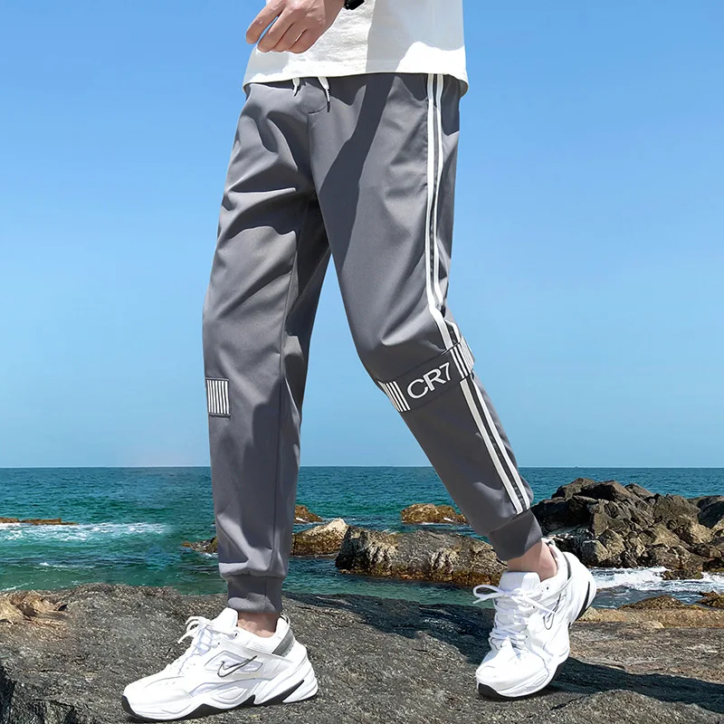 

Overalls Men's Casual Long Pants Korean Style Sports Ankle-Length Pants