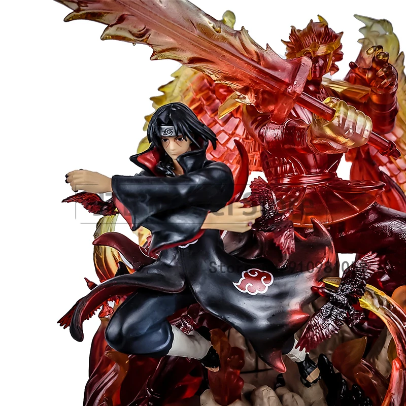 Экшн-фигурка Наруто Шипуден GK Uchiha Itachi Susanoo модель оверсайз 14 дюймов из