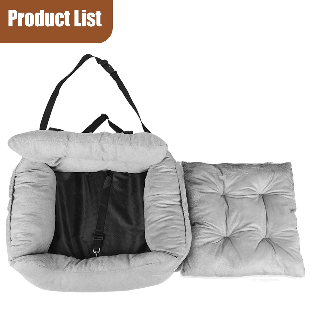 

Car Front Pet Car Bag Seat Cover Waterproof Puppy Basket Pet Car Carrier For Cats Dogs Transportin Hammock Pet Carriers Bag#1