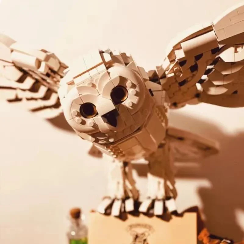 

New 3010pcs Famous Magic Movie Icons Collectors' Edition Delivery Owl Compatible 76391 Building Blocks Bricks Toys For Children