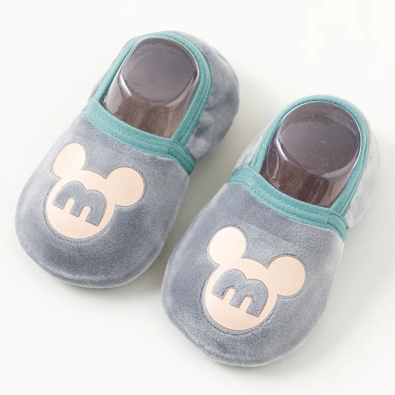 

Baby Floor Socks Autumn and Winter Plus Velvet Thick Non-slip Toddler Socks Baby Children Early Classroom Socks