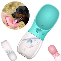 pet dog water bottle portable bottle for small medium large dog drinking feeder outdoor travel water bowl pet product dispenser