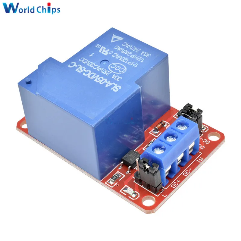 DC 5V 12V 24V 30A высокомощный 1 канальный релейный модуль с оптроном уровня Тригер для