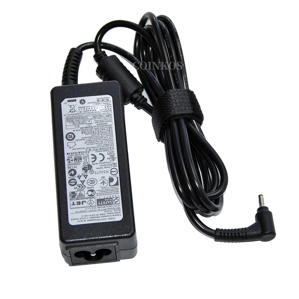 Зарядное устройство для ноутбука 40W 19V 2.1A AC адаптер питания SAMSUNG ультрабук NP530U3C